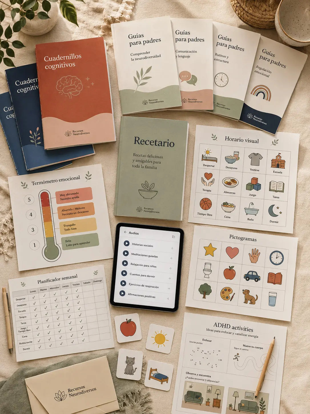 Vista previa del Pack Recursos Neurodiversos